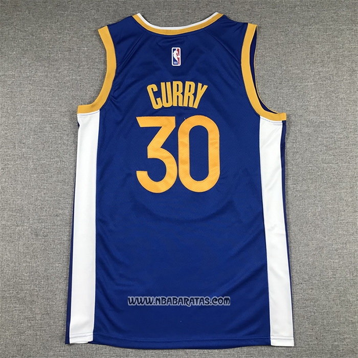 Camiseta Golden State Warriors Stephen Curry #30 Icon 2022-23 Azul